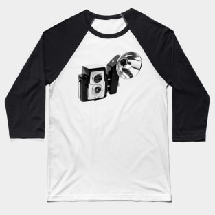 Vintage 1950s Camera with Flash Baseball T-Shirt